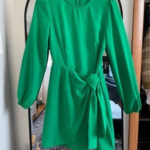 NWT green long-sleeve dress